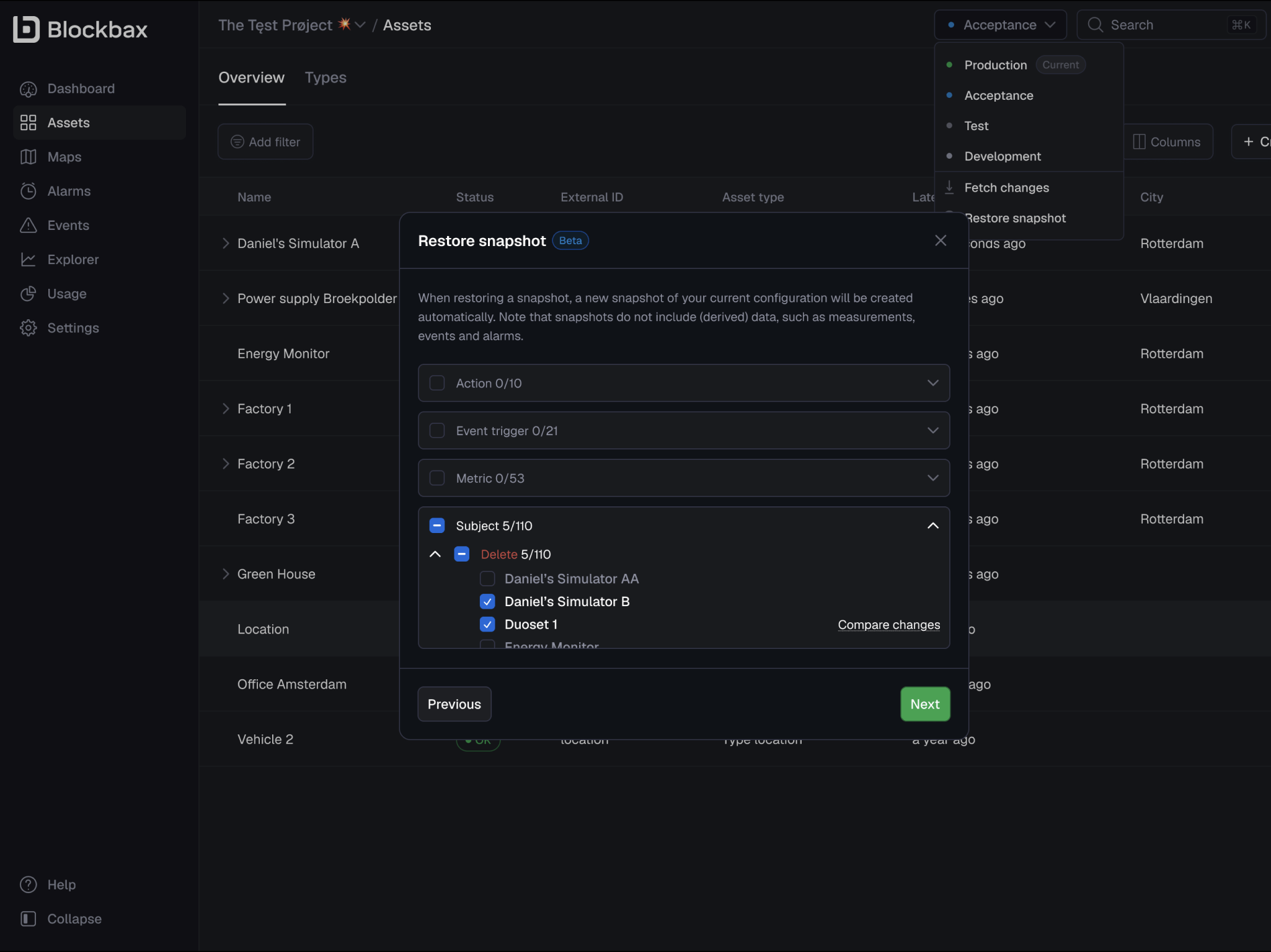 Blockbax DTAP